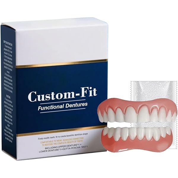 新品未使用　入れ歯　上下 Amazon.co.jp: 【イギリス発の新研究】シリコン製入れ歯 総 上下入れ歯